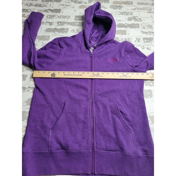 The North Face Women's‎ Full Zip Hoodie XL Purple - Picture 3 of 6